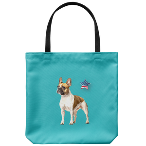 French Bulldog - American Star - Tote Bag