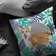 Corgi Forest Style Pillow