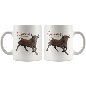 Oxpicious Mug #2, Year of the Ox Mug, Year 2021 Mug, Lunar New Year 2021 Mug