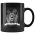 Lion Mug, Inspirational Mug, Believe, Inhale Courage, Find Your Purpose