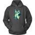 German Shepherd Gazing Tri-Tone Design - Apparels  (Hoodie, Raglan, T-Shirt, Long Sleeve)