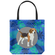 Beagle Forest Style Tote Bag