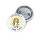 Namastay 6 Feet Away Beagle Yoga Dog Custom Pin Buttons Social Distancing Funny Quote