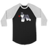 Miniature Schnauzer Red Rose Valentine Unisex Raglan