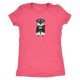 Miniature Schnauzer Puppy Red Rose Valentine Unisex T-Shirt