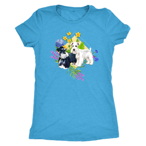 Custom Spring Flowers Design - Women T-Shirt