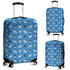 Custom Luggage Cover - Pet Faces Pattern (Background Color can be anything)