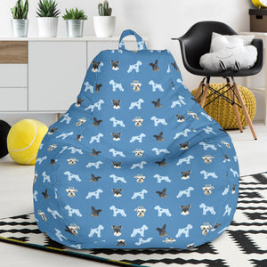 Custom Bean Bag - Pet Faces Pattern (Background Color can be anything)