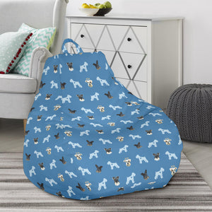 Custom Bean Bag - Pet Faces Pattern (Background Color can be anything)