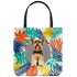 Yorkshire Terrier - Colourful Leaves - Tote Bag