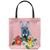 French Bulldog - Floral Design - Tote Bag