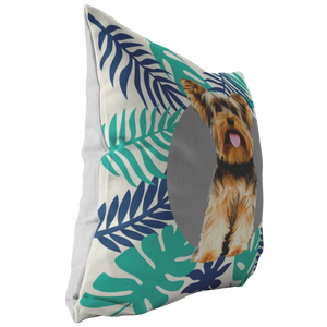 Yorkshire Terrier - Forest Style Pillow