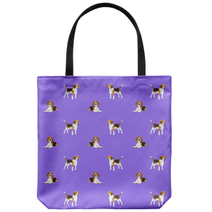 Beagle Pattern Tote Bag