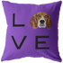 Beagle - LOVE Pillow