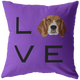 Beagle - LOVE Pillow