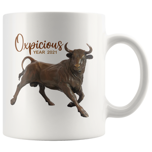 Oxpicious Mug #2, Year of the Ox Mug, Year 2021 Mug, Lunar New Year 2021 Mug