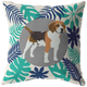 Beagle Forest Style Pillow