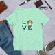 Beagle L.O.V.E Short-Sleeve Unisex T-Shirt