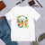 Cute Maltese Tropical Design Short-Sleeve Unisex T-Shirt