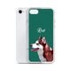 Custom iPhone Case - Featuring Your Own Pet - Any background color of your choice