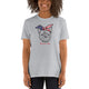French Bulldog Mom 4th July American Flag Hair bow Short-Sleeve Unisex T-Shirt
