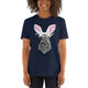 Custom Easter Bunny 1 - Short-Sleeve Unisex T-Shirt - Feature Your Own Pet!