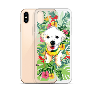 Maltese Tropical Style iPhone Case