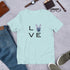 French Bulldog L.O.V.E Short-Sleeve Unisex T-Shirt