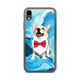 Corgi - Blue Color Splash iPhone Case