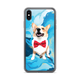 Corgi - Blue Color Splash iPhone Case