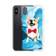 Corgi - Blue Color Splash iPhone Case