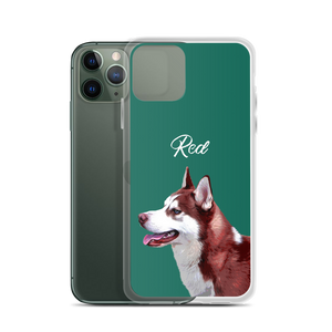 Custom iPhone Case - Featuring Your Own Pet - Any background color of your choice