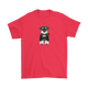 Miniature Schnauzer Puppy Red Rose Valentine Unisex T-Shirt