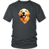 Golden Retriever Smiling Apparel (T-Shirt, Raglan, Tank, Long Sleeve, Hoodie, Tri-blend)