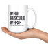 Who Rescued Who - This Mug Helps Dogs in Need Mug Rescue Dog Lover Gift Adopt Don't Shop Donate to Rescue Paw Philanthropy
