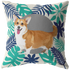 Corgi Forest Style Pillow