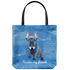 French Bulldog - Pardon My French - Book Nerd - Tote Bag