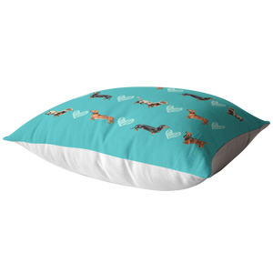 Dachshund Collections Pillow