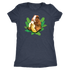 Cute Guinea Pig Eating Banana - Women Triblend T-Shirt