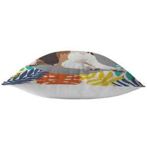 Beagle #2 Colorful Leaves Pillow