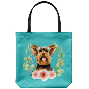 Yorkshire Terrier - Beautiful Wreath - Tote Bag