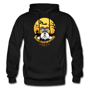 Schnauzerween DEVIL Gildan Heavy Blend Adult Hoodie, Schnauzerfest in Rome GA 2021 - black