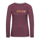 Human Love Women's Premium Long Sleeve T-Shirt - heather burgundy