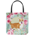 Corgi - Roses Garden - Tote Bag