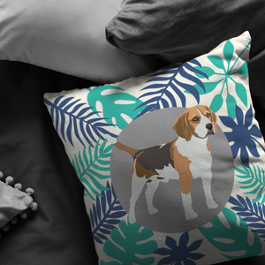 Beagle Forest Style Pillow