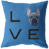 French Bulldog - LOVE Pillow