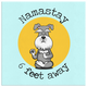 Namastay 6 Feet Away Schnauzer Canvas - Social Distancing  Funny Quote