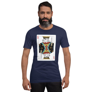 Schnauzer King of Hearts Short-Sleeve Unisex T-Shirt