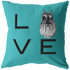Miniature Schnauzer - LOVE Pillow