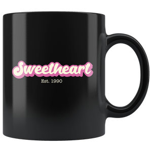 Sweetheart Est. 1960 1970 1980 1990 2000, Birthday Mug, Birthday Gift, Sweetheart Gift, Sweetheart Mug